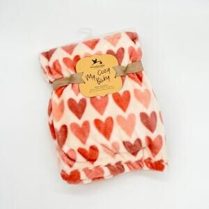 Adirondack Baby My Cozy Blanket Pink Hearts Valentine’s Day NEW